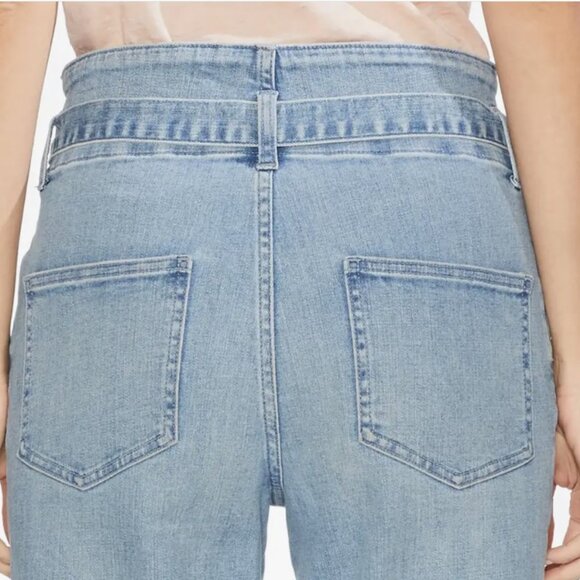 "TWO" by VINCE CAMUTO Belted Wide-Leg Jeans NEW WITH TAGS! - Picture 8 of 10